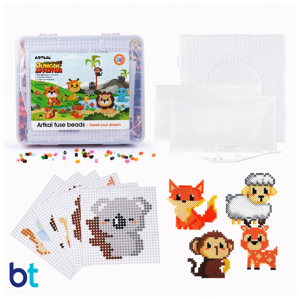 Animal World Theme Midi Fuse Beads Kit (5000 Beads)
