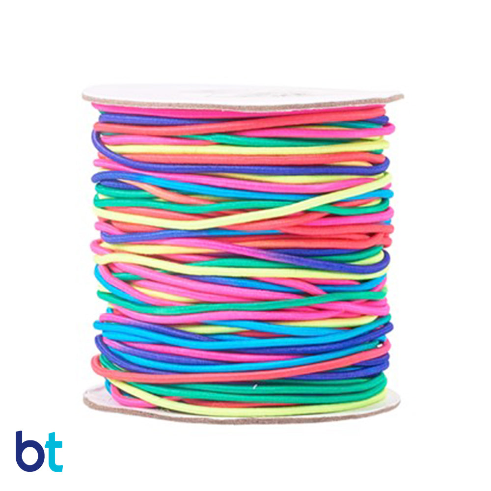 Rainbow 1.5mm Round Elastic Cord (45m)