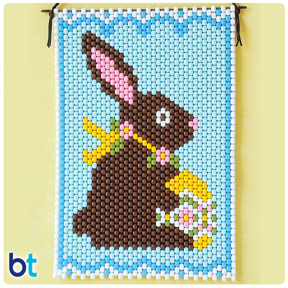 Chocolate Bunny Beaded Banner Kit