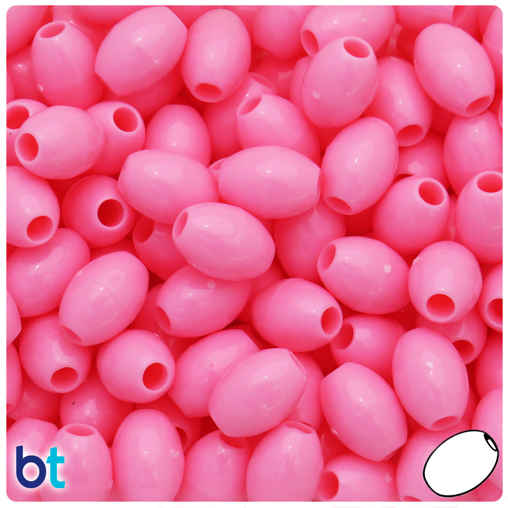 Wholesale Case 14mm Oval Pony Beads - Opaque