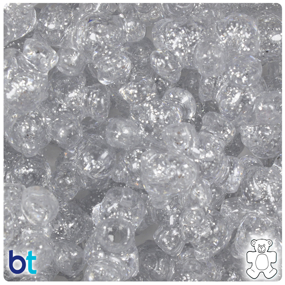 Wholesale Case 25mm Teddy Bear Pony Beads