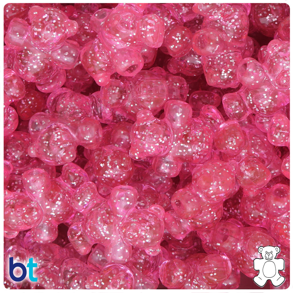 Wholesale Case 25mm Teddy Bear Pony Beads