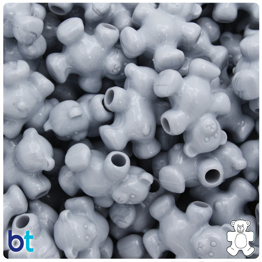 Wholesale Case 25mm Teddy Bear Pony Beads