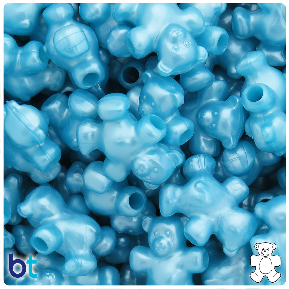 Wholesale Case 25mm Teddy Bear Pony Beads