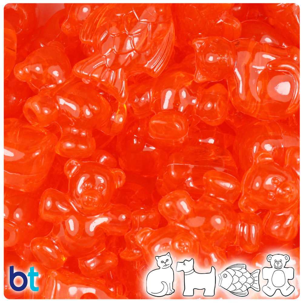 Hyacinth Transparent Pet Parade Pony Beads (2oz)