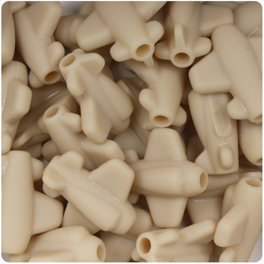 Wholesale Case 25mm AirPlane Pony Beads - Opaque