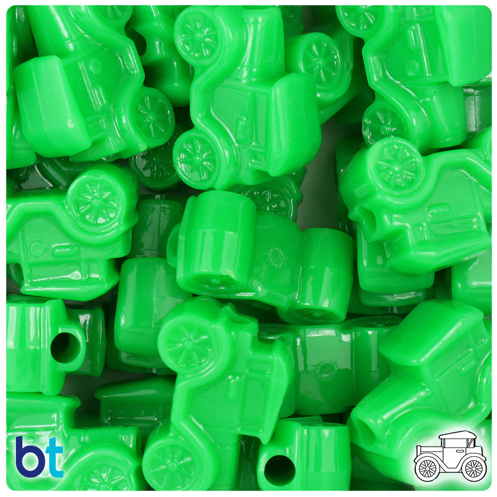 Grasshopper Neon Bright 25mm Car Pony Beads (24pcs)