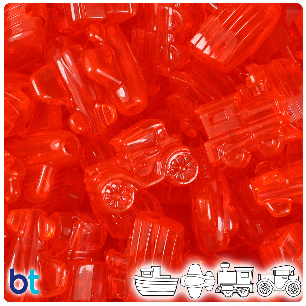 Hyacinth Transparent Mini Mobile Pony Beads (2oz)