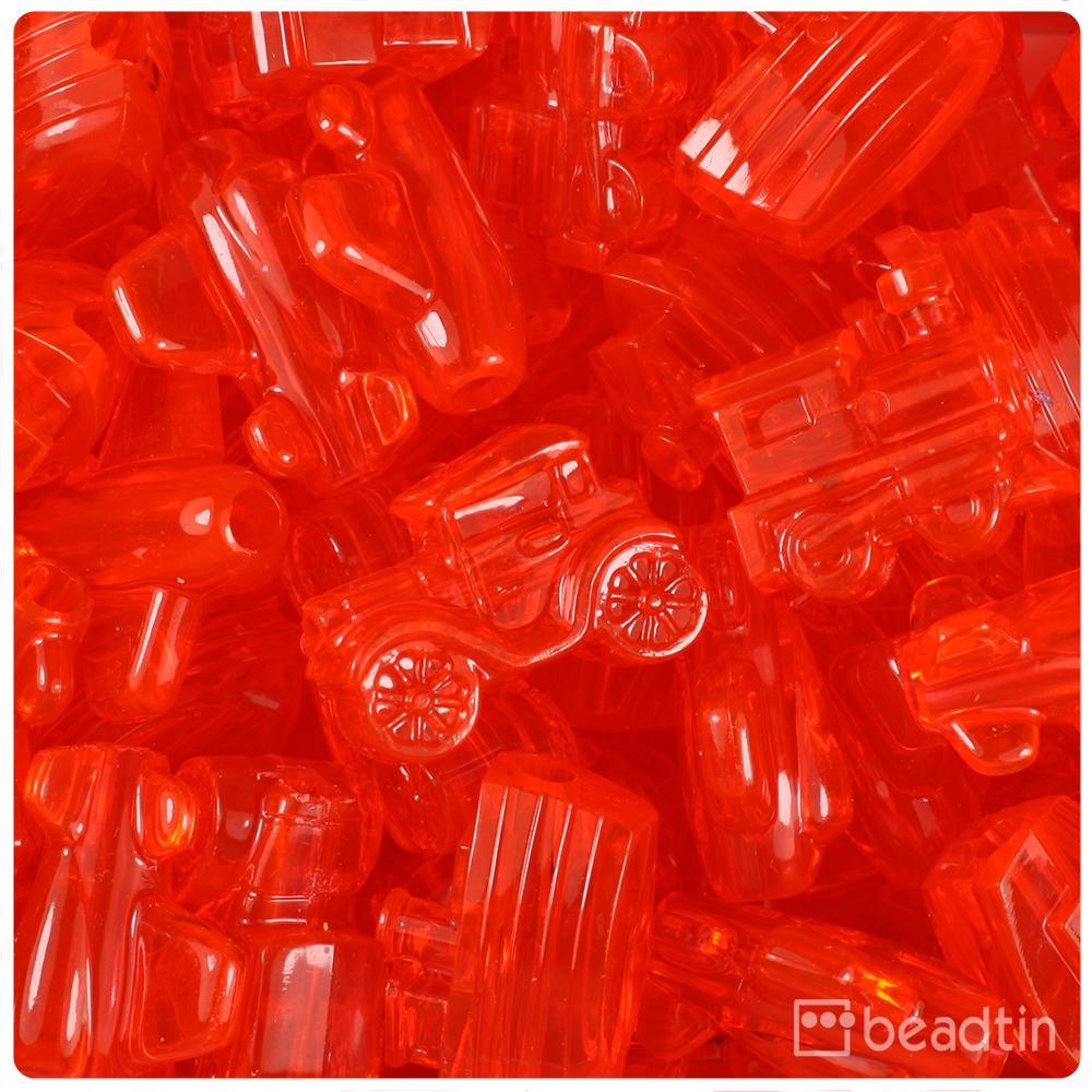 Hyacinth Transparent Mini Mobile Pony Beads (8pcs)