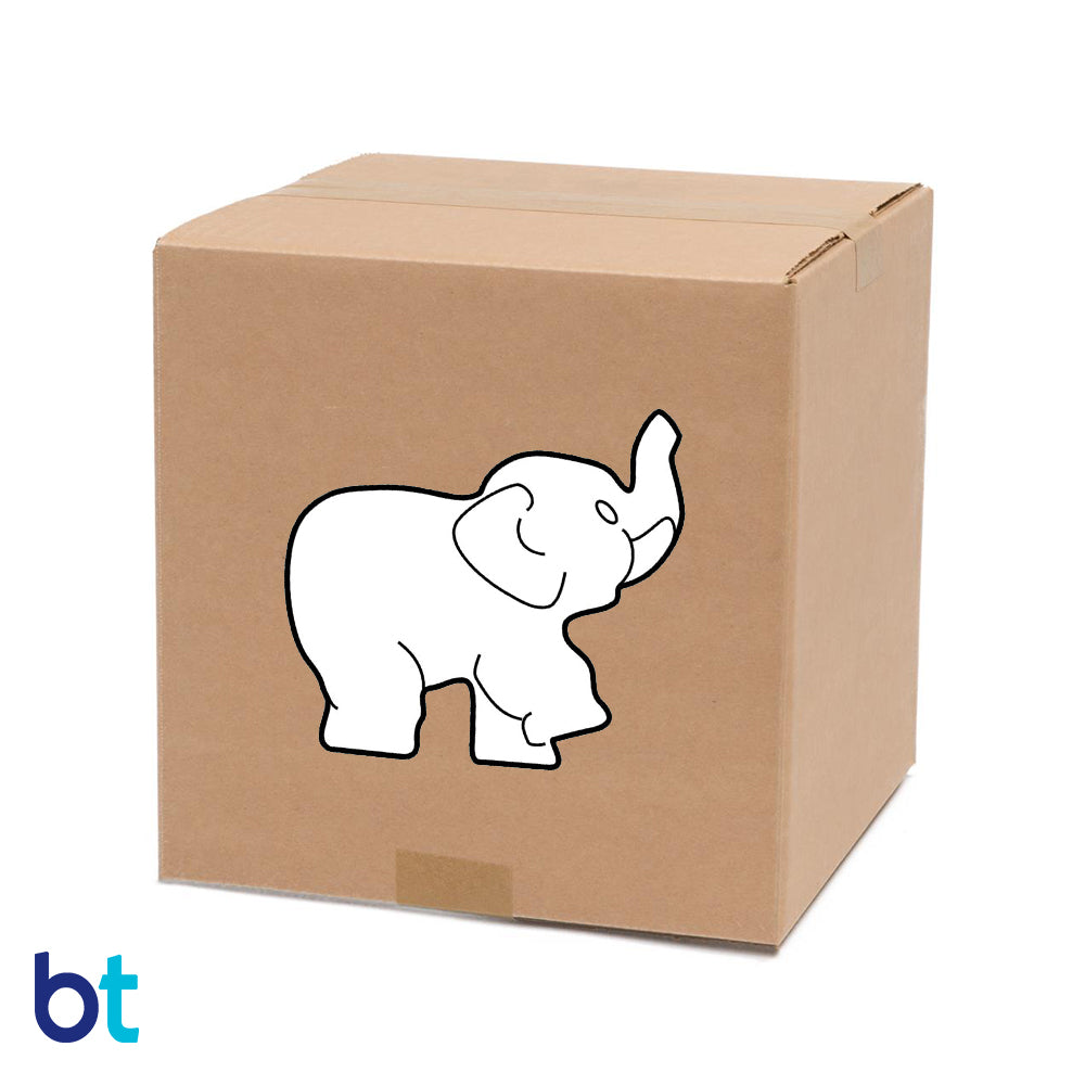 Wholesale Case 25mm Elephant Pony Beads - Opaque