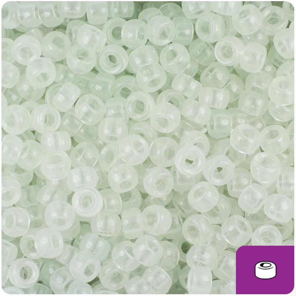 Night Glow-in-the-Dark 6.5mm Mini Barrel Pony Beads (200pcs)