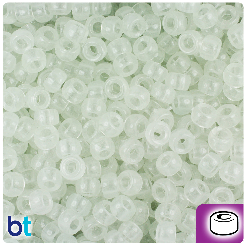 Wholesale Case 6.5mm Mini Barrel Pony Beads - Glow