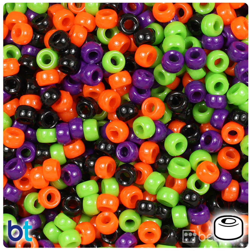 Alphabet, Numbers & Symbols Plastic Bead Mix (4oz)