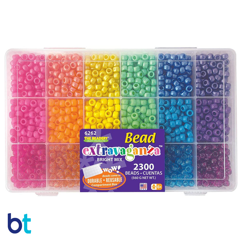 Sparkle & Brights Mix Barrels Bead Box