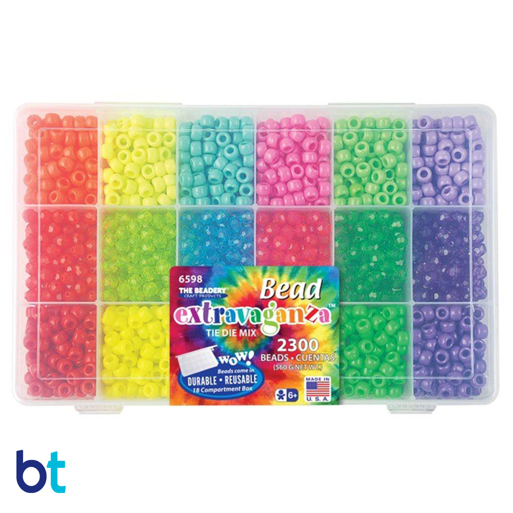 Tie Dye Mix Bead Box
