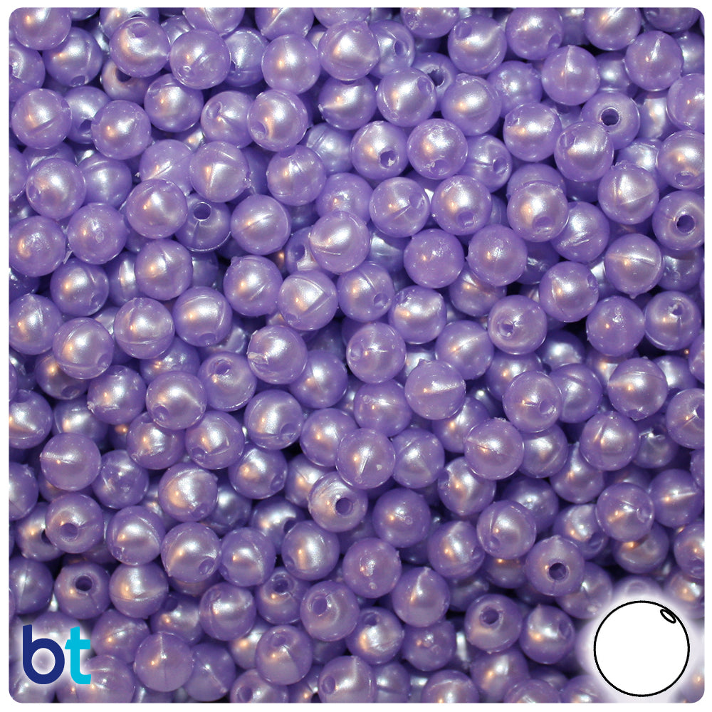 Acrylic Abs Pearl Bead with Hole For Kids Chunky Necklace Halloween Purple  Beads for Jewelry Making Loose Pearls A67 6mm to 30mm