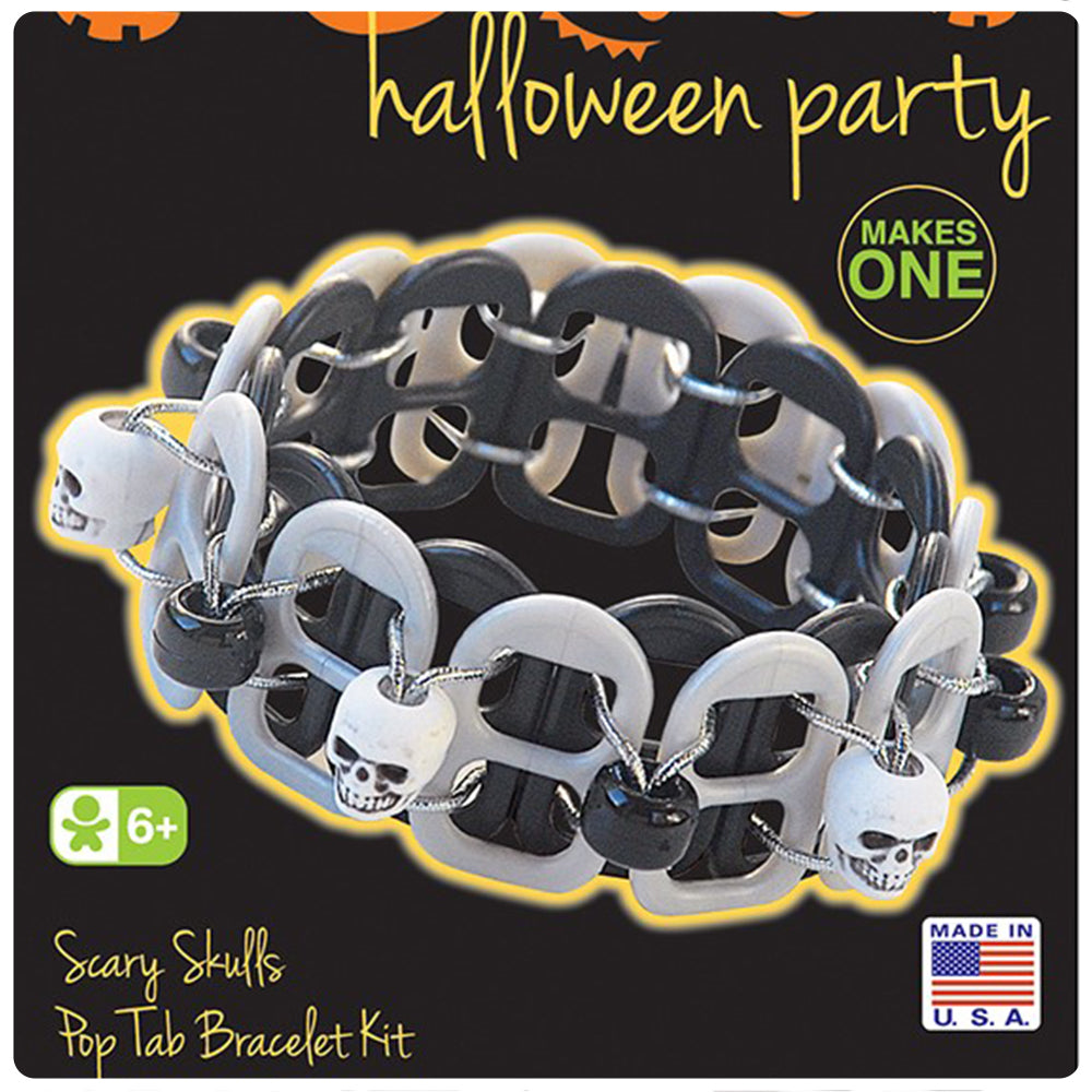 Skulls Pop Tab Bracelet Kit