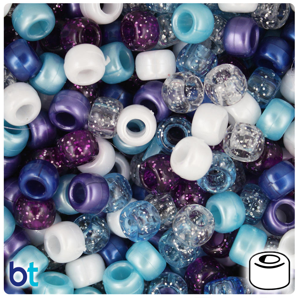 Stellar Multi 9mm Barrel Pony Beads (500pcs)