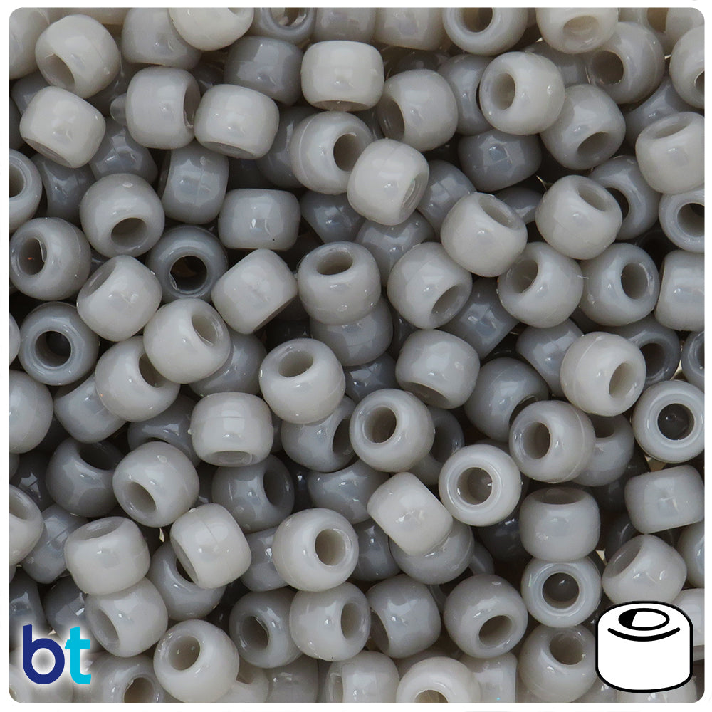Wholesale Case 9mm Barrel Pony Beads - Opaque