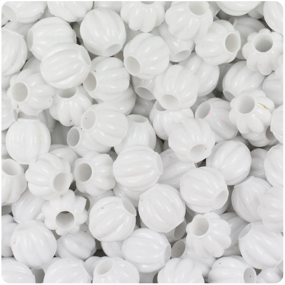 Wholesale Case 10mm Melon Pony Beads - Opaque