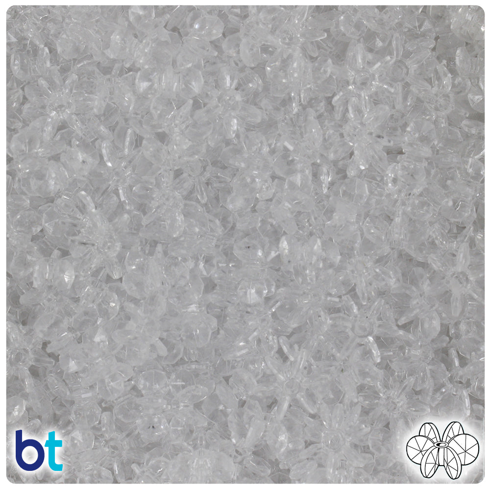 Crystal Transparent 10mm SunBurst Plastic Beads (450pcs)