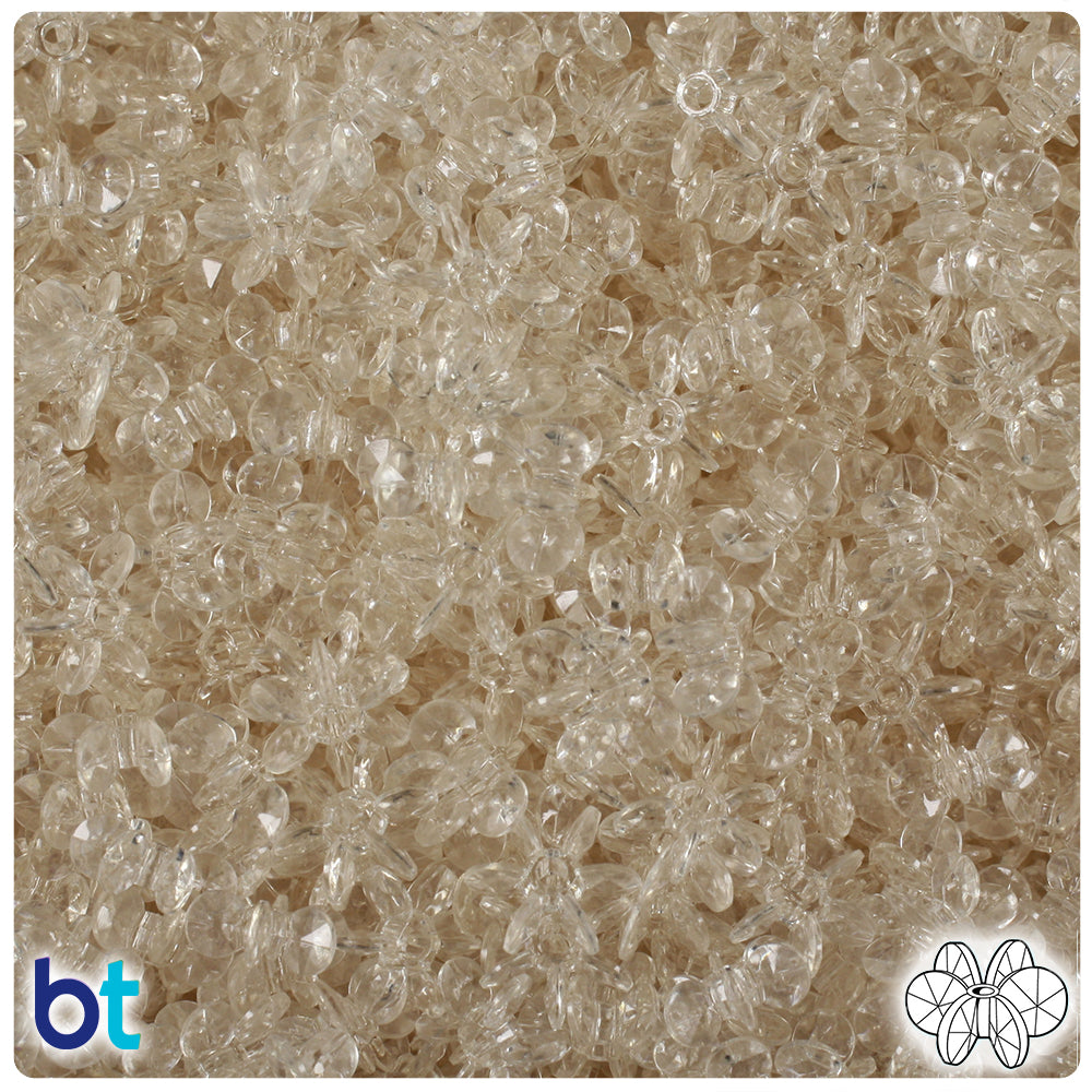 Champagne Transparent 10mm SunBurst Plastic Beads (450pcs)