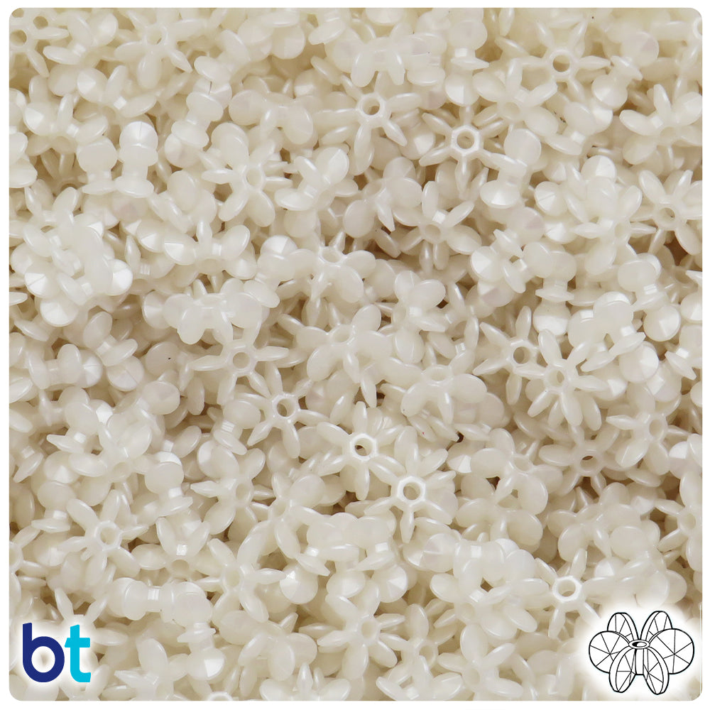 Bridal Pearl 10mm SunBurst Plastic Beads (450pcs)