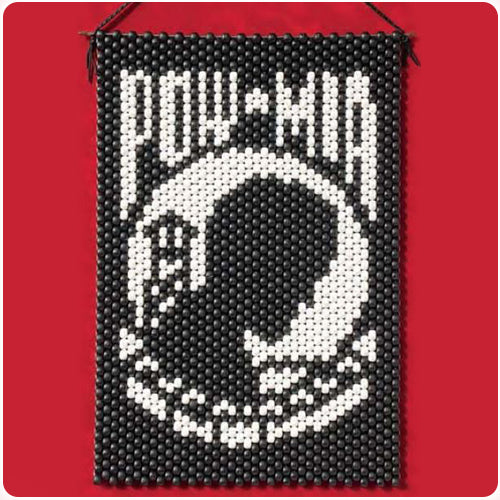 POW - MIA Beaded Banner Kit