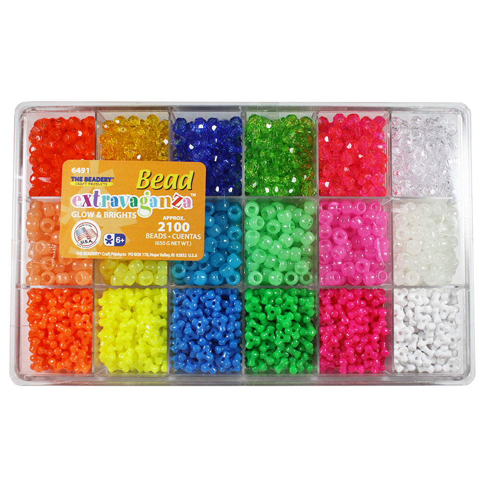 Bead Extravaganza Glow & Brights Bead Box