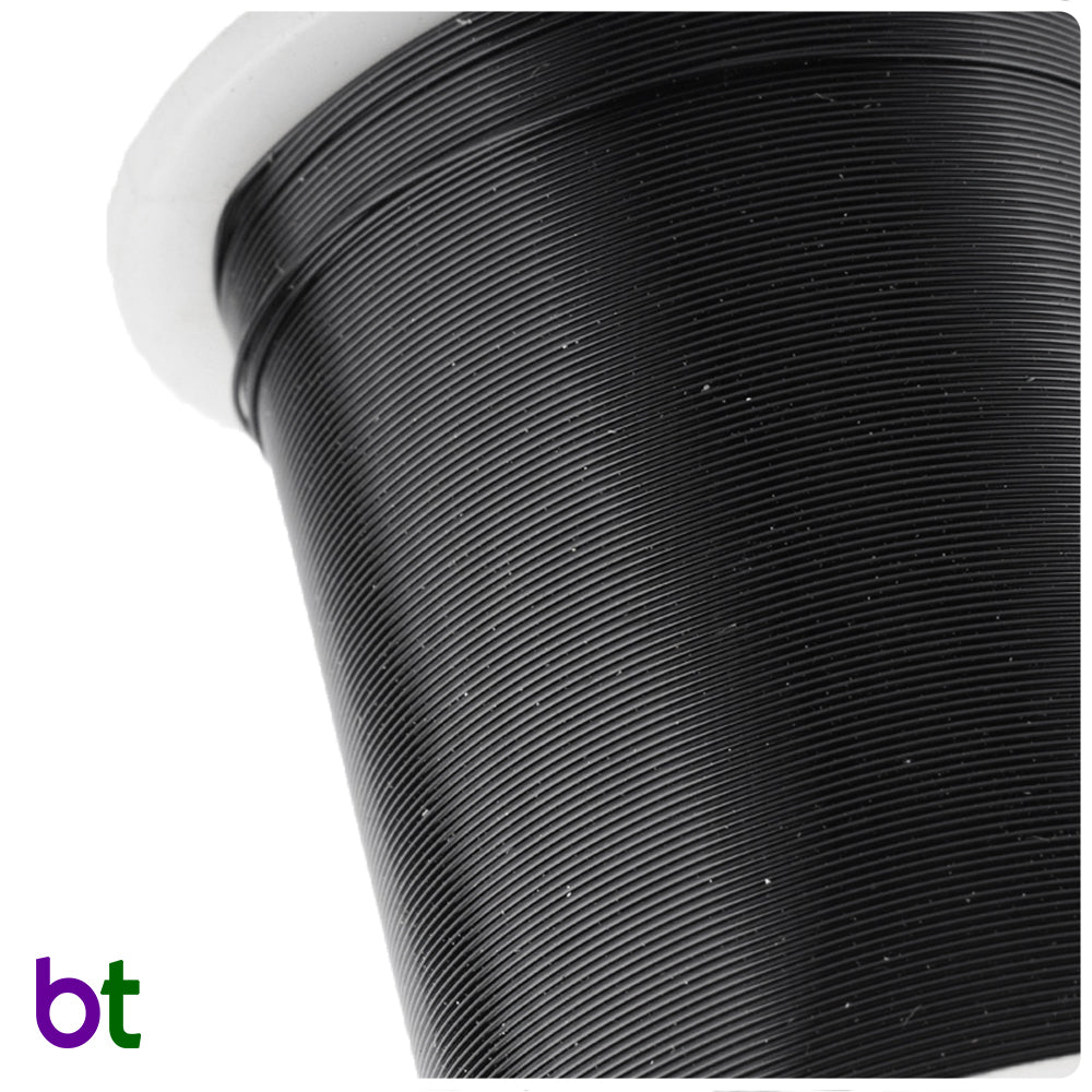 Black Tone 24 Gauge (0.5mm) Copper Jewelry Wire (18m)