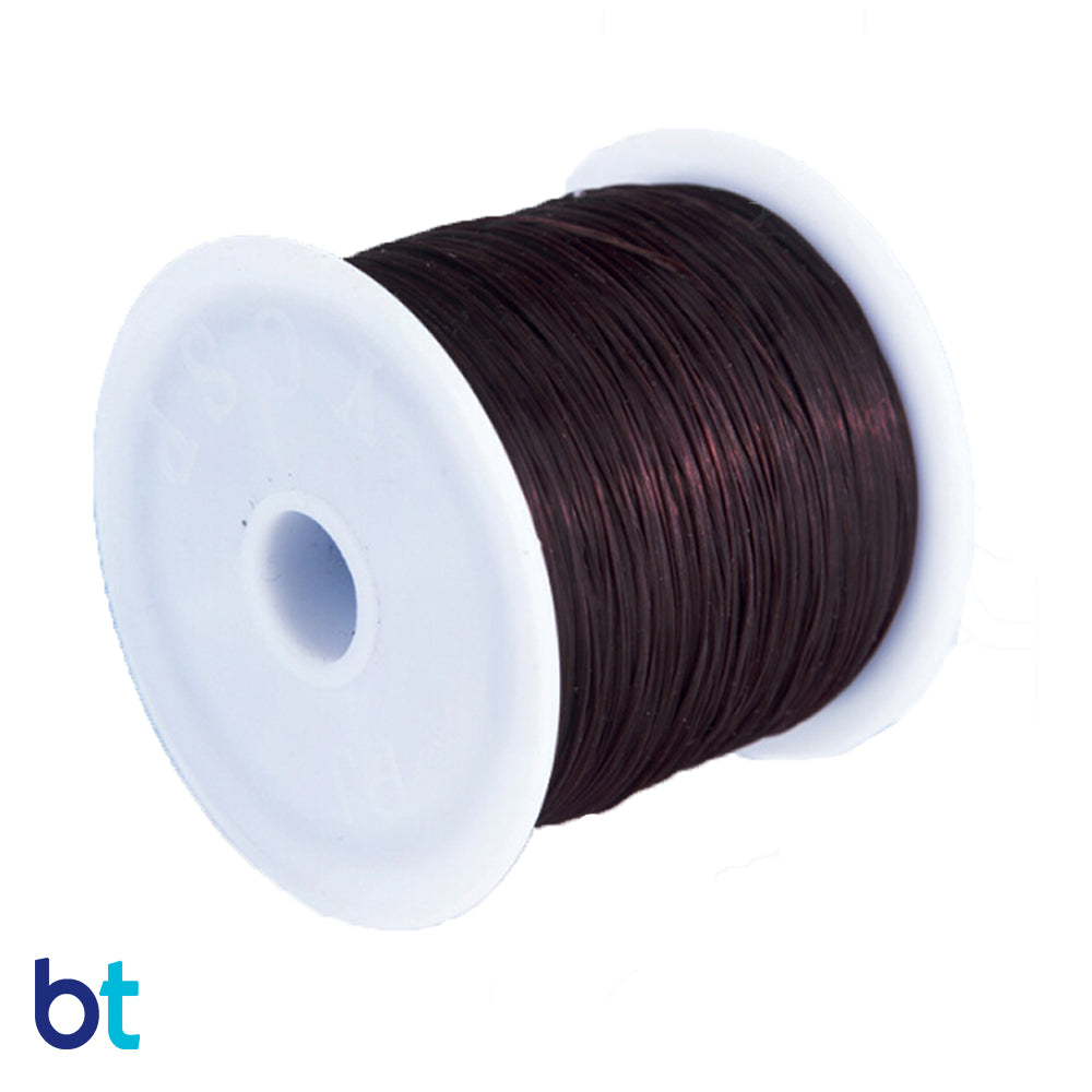 Brown 0.8mm Crystal String Cord (50m)