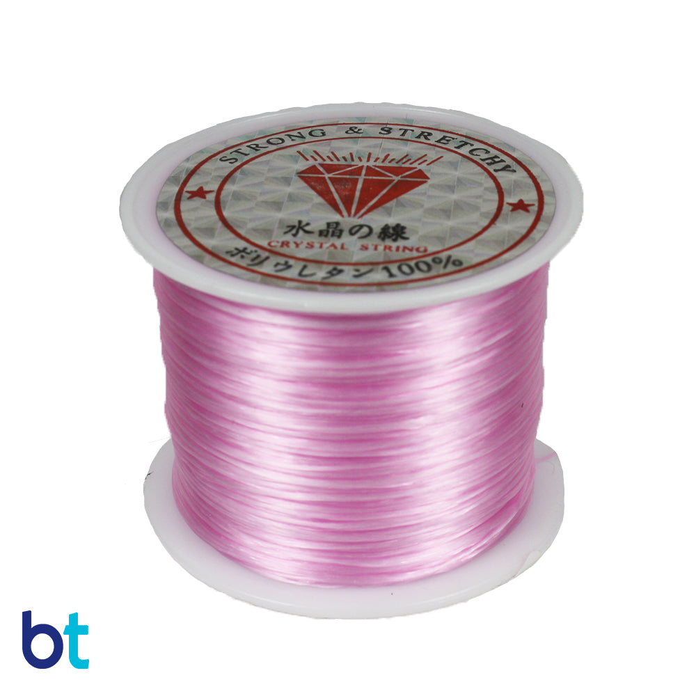 Light Pink 0.8mm Crystal String Cord (50m)