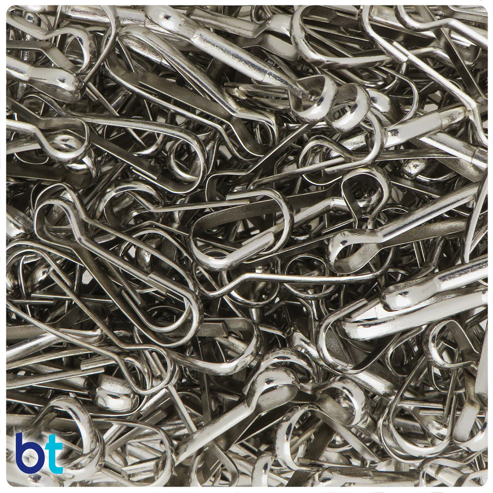 Silver Tone 30mm (1 1/4") Metal Lanyard Hook Snaps (75pcs)