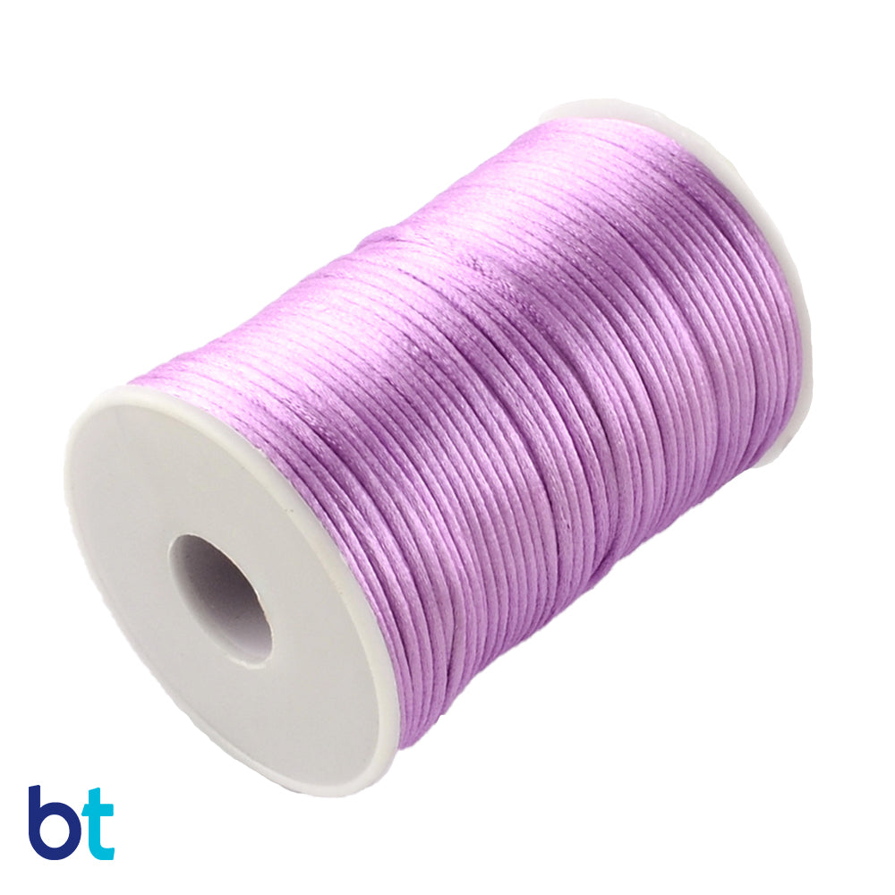 Light Purple 2mm Satin Rattail Cord (90m)