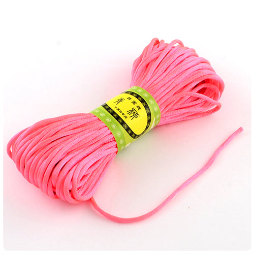 Coral 2mm Nylon Satin Cord (20m)