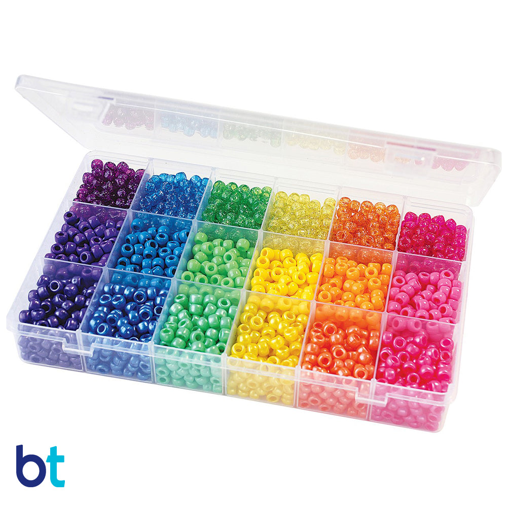 Sparkle & Brights Mix Barrels Bead Box