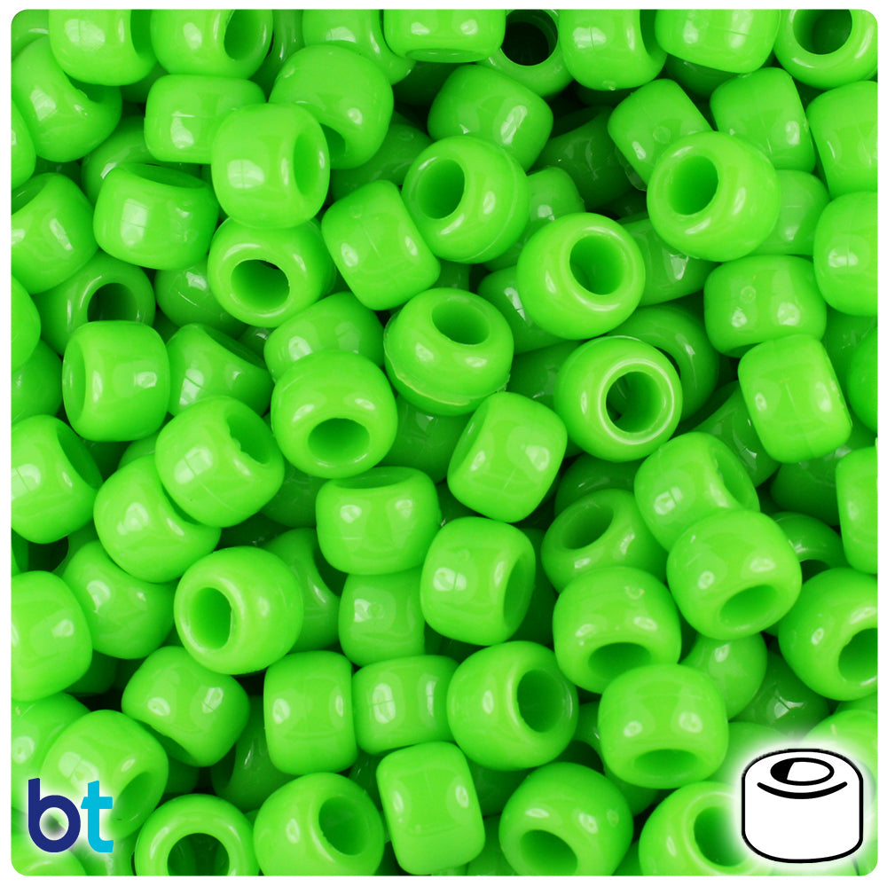Wholesale Case 9mm Barrel Pony Beads - Opaque