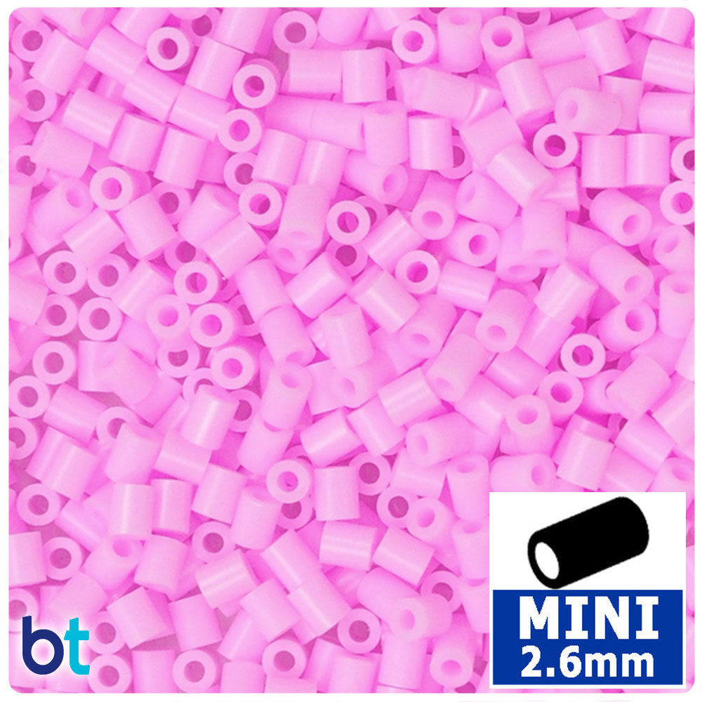 Carnation Pink 2.6mm Mini Fuse Beads (2000pcs)