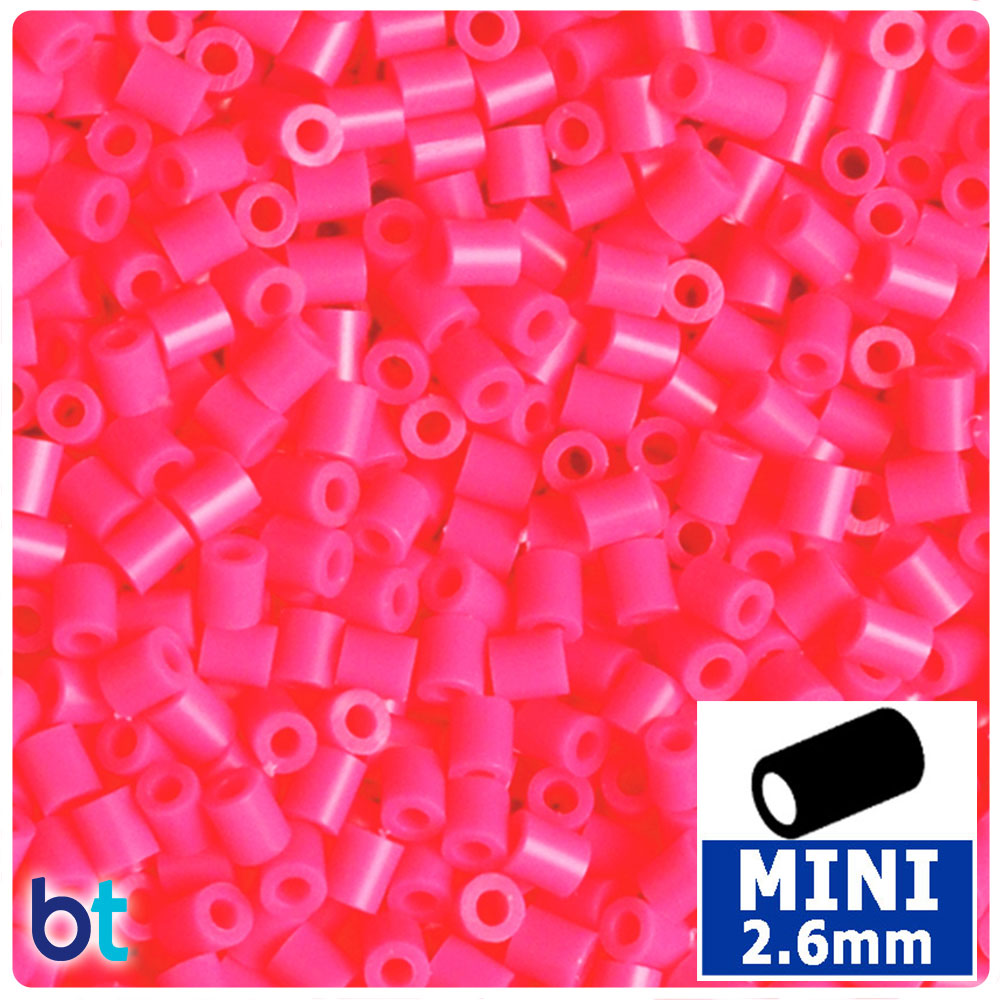 Magenta 2.6mm Mini Fuse Beads (2000pcs)