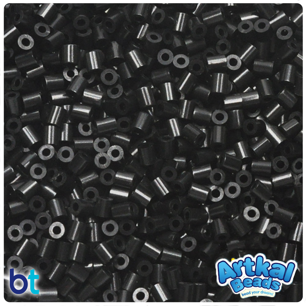 Black 2.6mm Artkal Mini Fuse Beads (2000pcs)