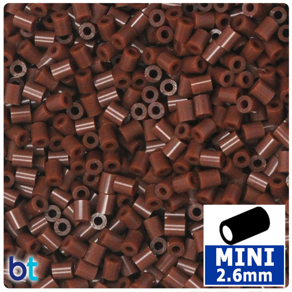 Brown 2.6mm Mini Fuse Beads (2000pcs)