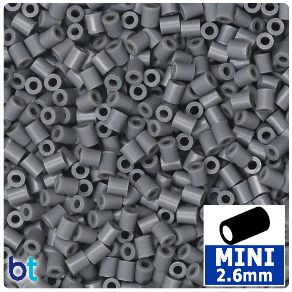 Dark Grey 2.6mm Mini Fuse Beads (2000pcs)