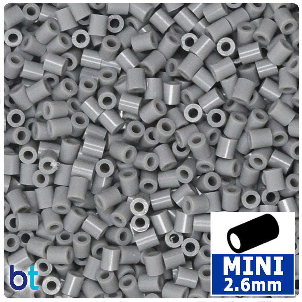 Oslo Grey 2.6mm Mini Fuse Beads (2000pcs)