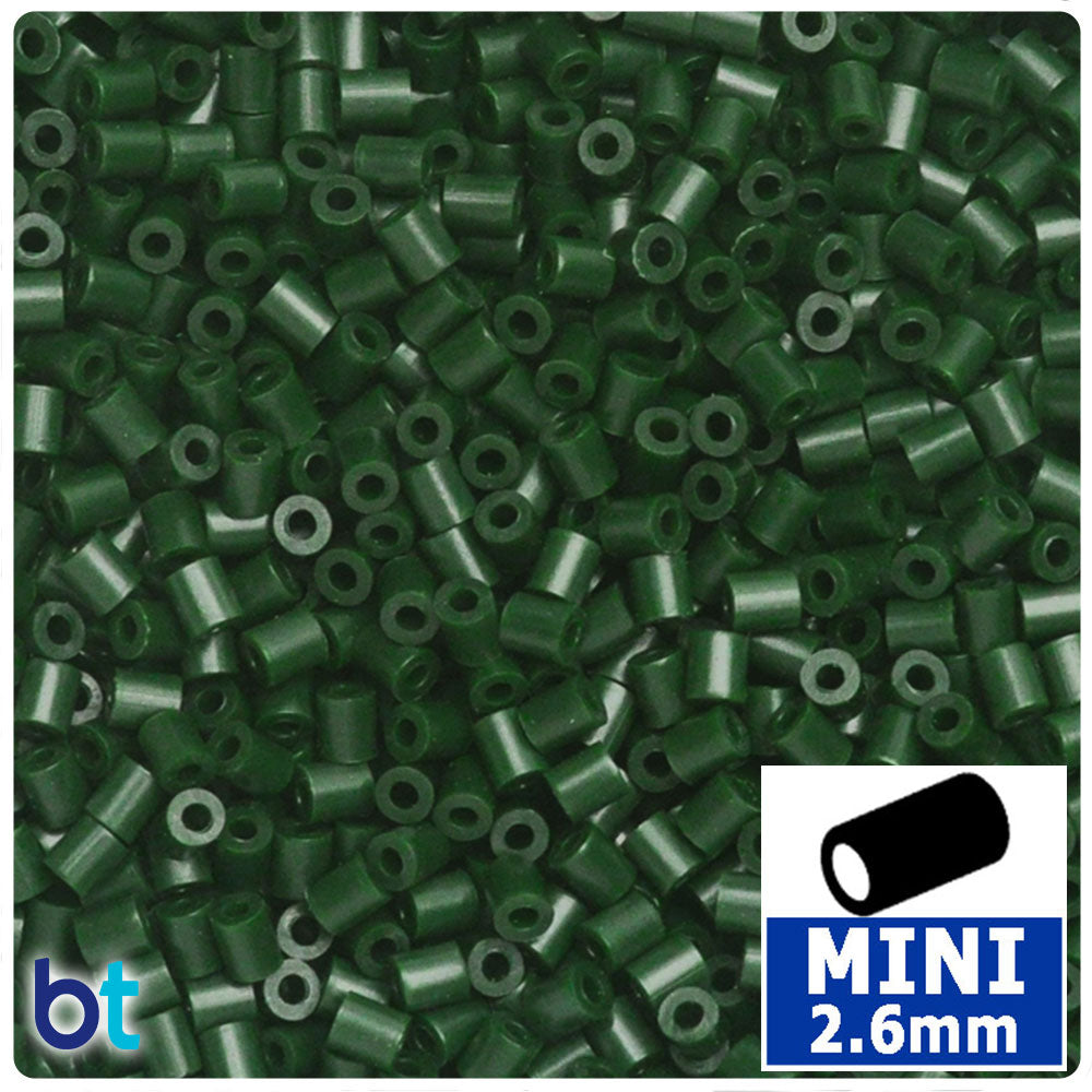 Brunswick Green 2.6mm Mini Fuse Beads (2000pcs)