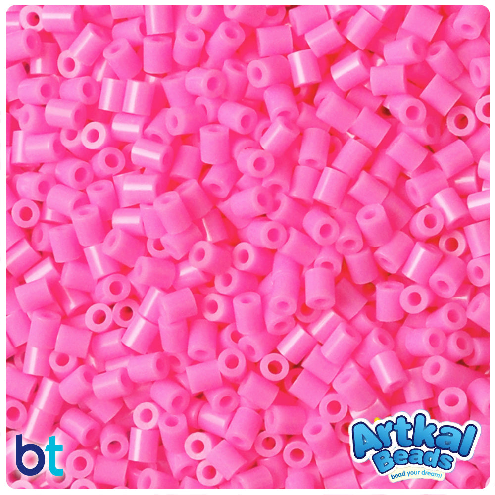 Hot Pink 2.6mm Artkal Mini Fuse Beads (2000pcs)