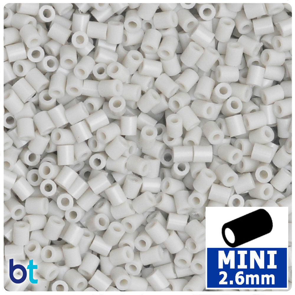 Ash Grey 2.6mm Mini Fuse Beads (2000pcs)