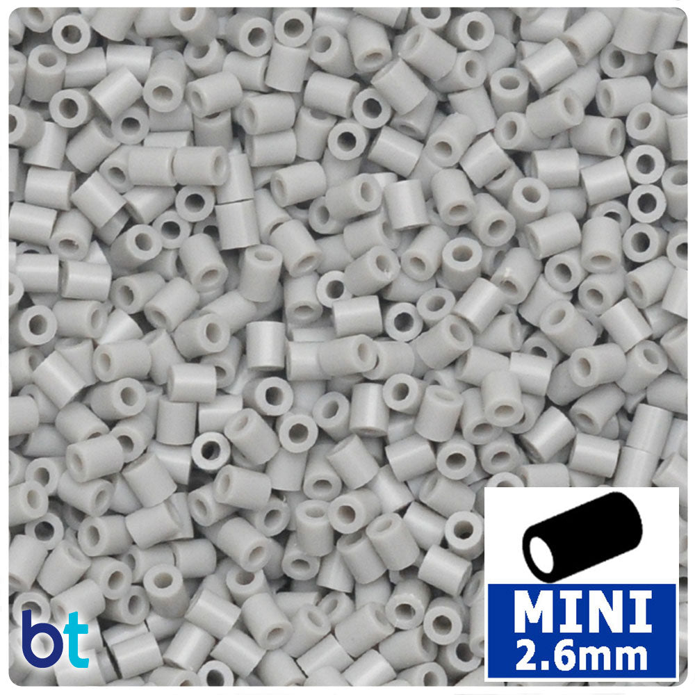 Light Grey 2.6mm Mini Fuse Beads (2000pcs)