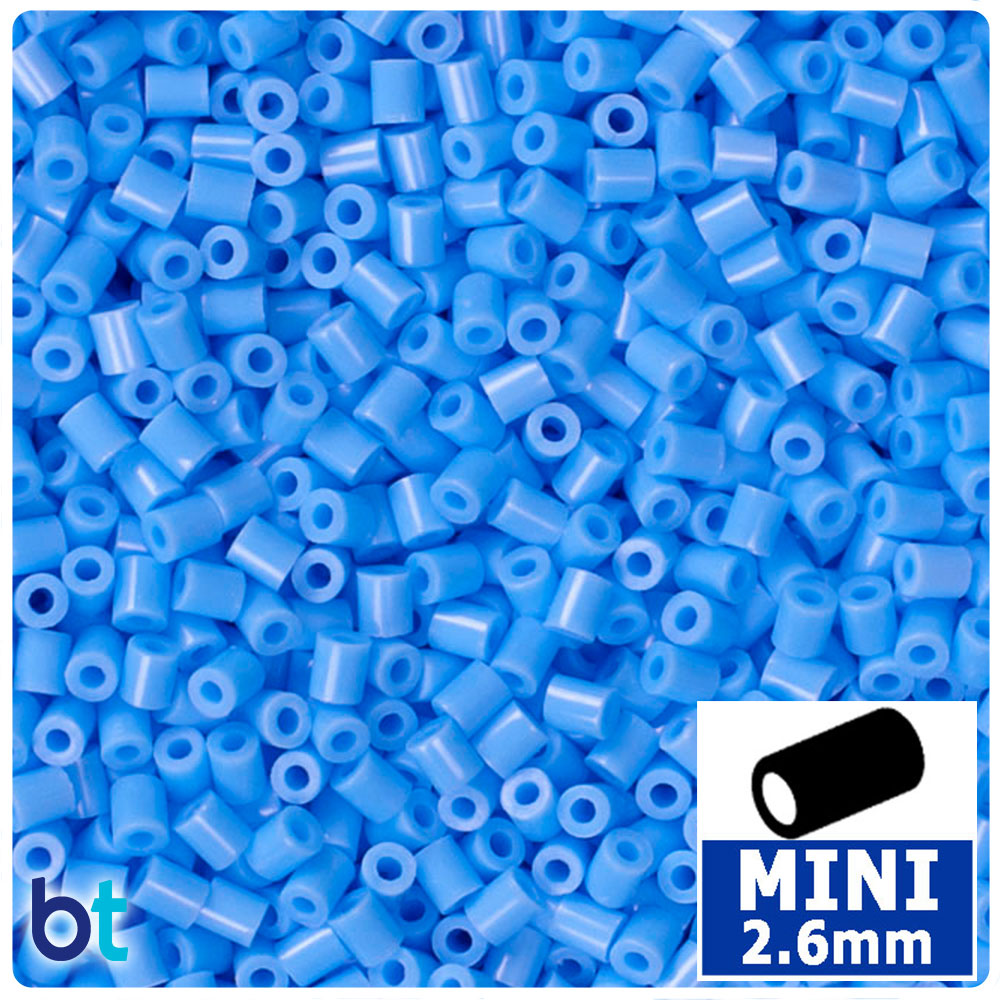 BeadTin Electric Blue 2.6mm Mini Fuse Beads (2000pcs)