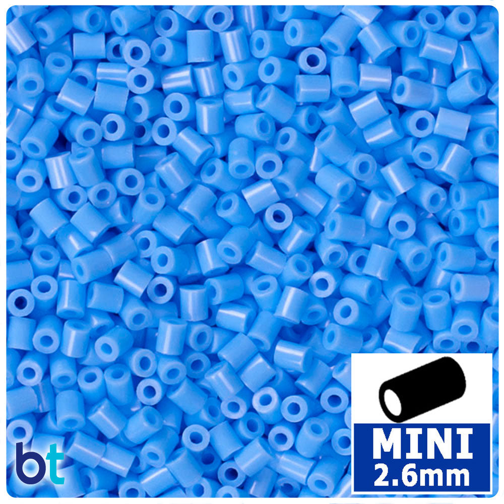 Electric Blue 2.6mm Mini Fuse Beads (2000pcs)