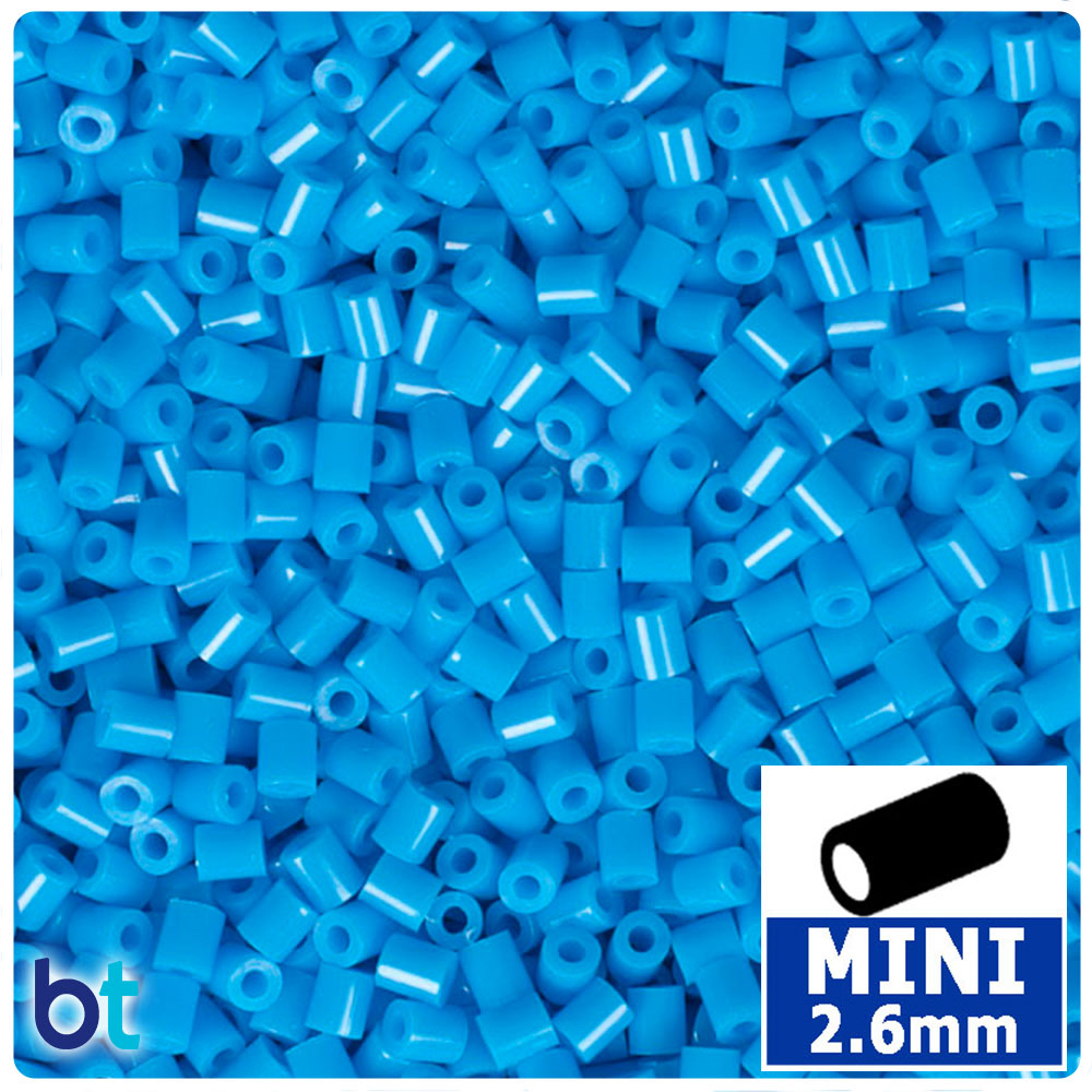 Pool Blue 2.6mm Mini Fuse Beads (2000pcs)